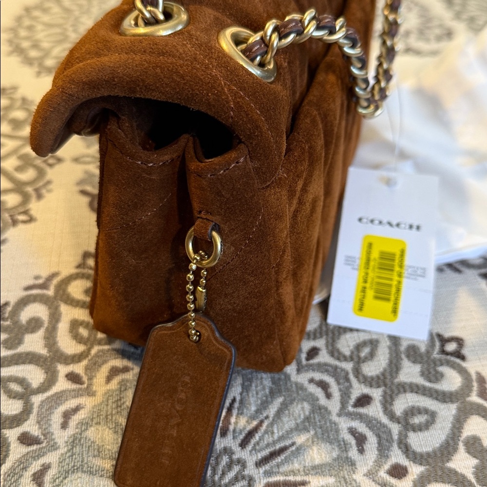 NWT coach suede tabby 20 - Picture 7 of 9